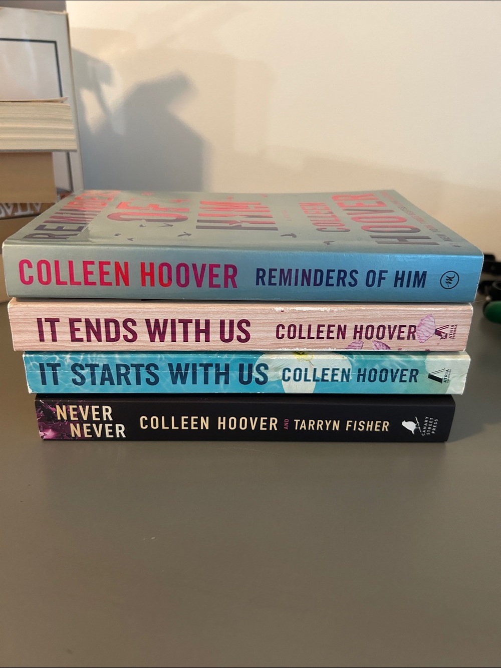 Colleen Hoover Paperback Book Bundle (4)